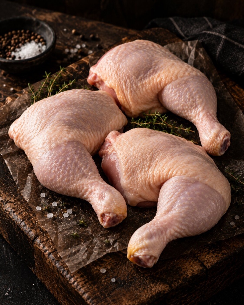Whole chicken legs, bone in
